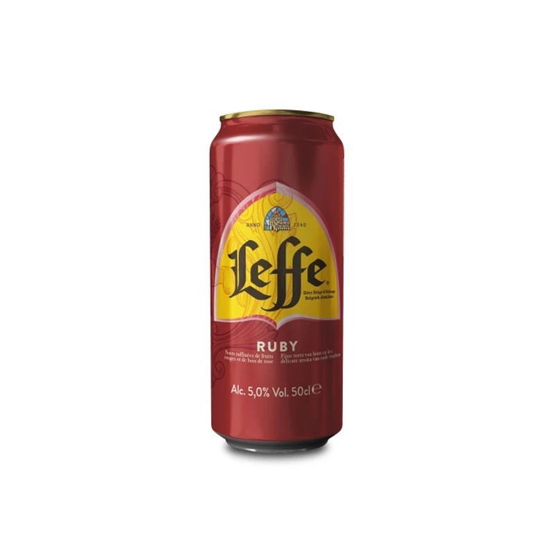 Bière Leffe Ruby Canette 50cl x24 | ARARAT GROUP