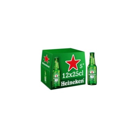 Bière blonde Heineken 12x25cl