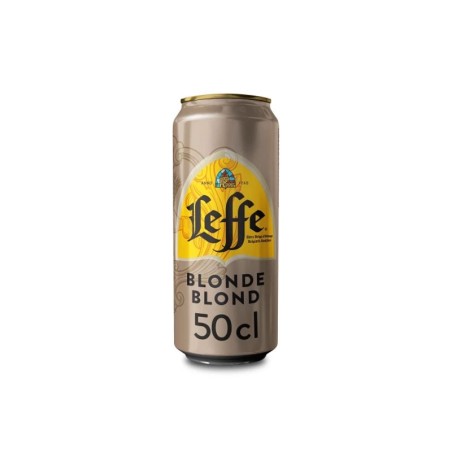 Bière blonde Leffe Canette 50cl x24