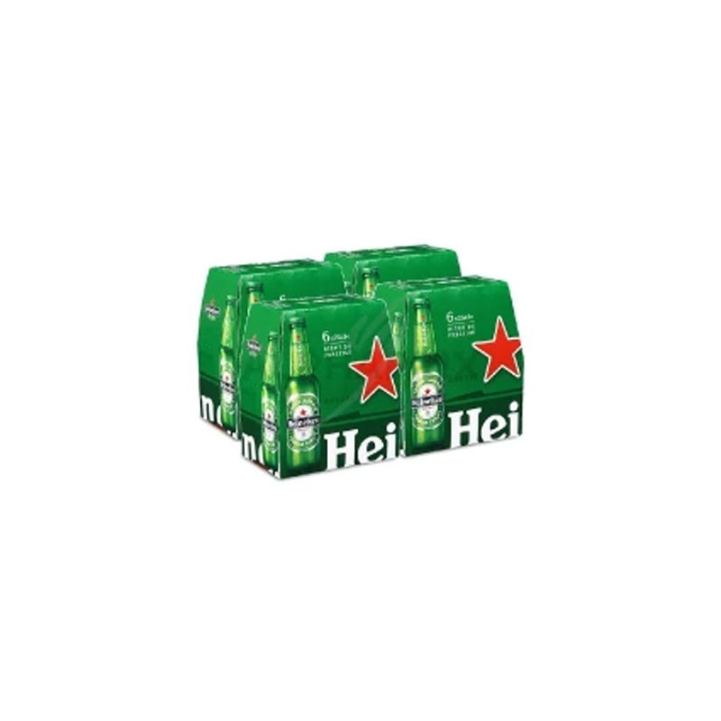 Bière blonde HEINEKEN pack de 6x25cl  x4