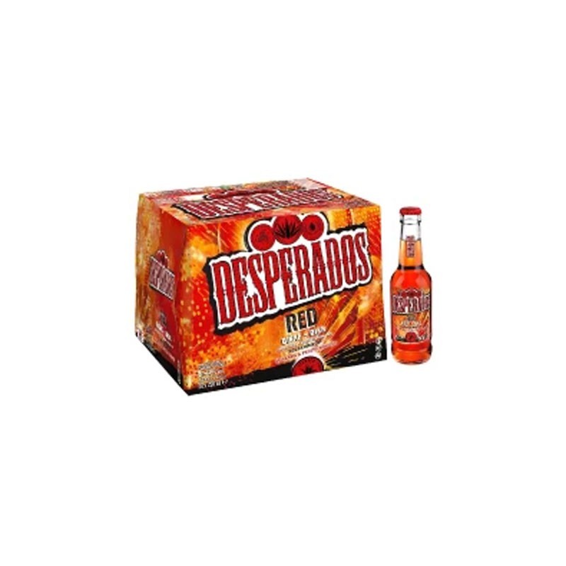 Bière blonde Tequila Desperados RED 5.9%vol. - 20x25cl