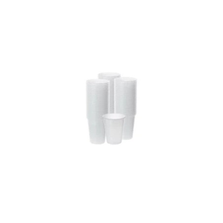 Gobelet blanc Plastique  - Colis de 100Pcs
