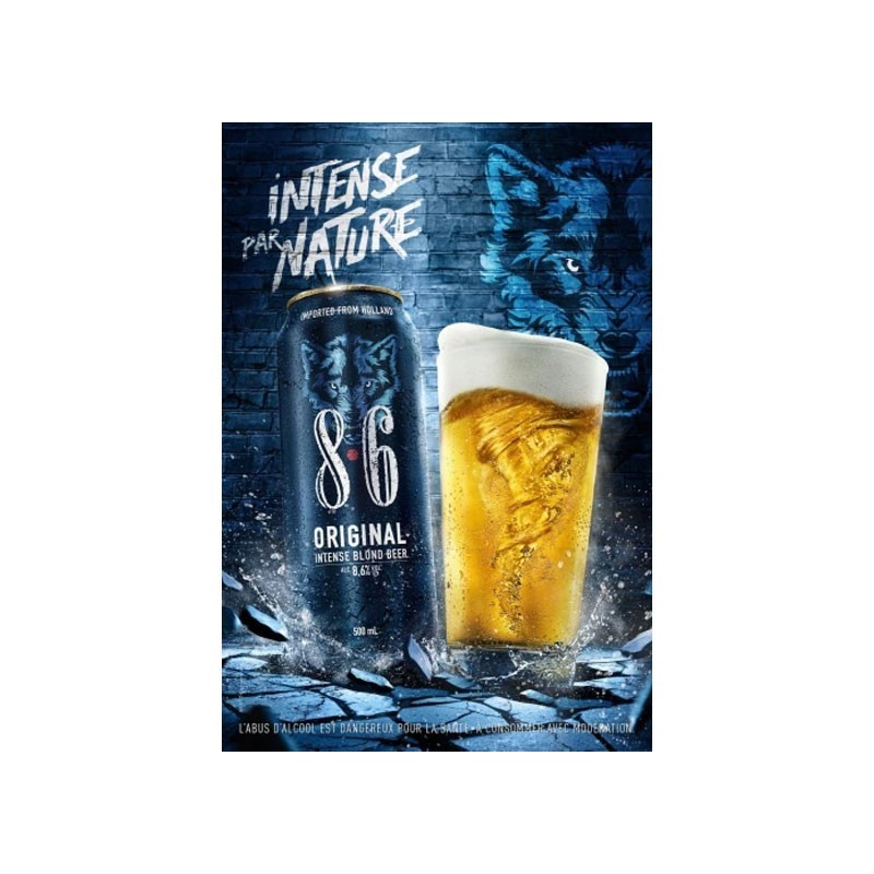 Bières blondes 8.6 8.6%vol -50cl Pack 24