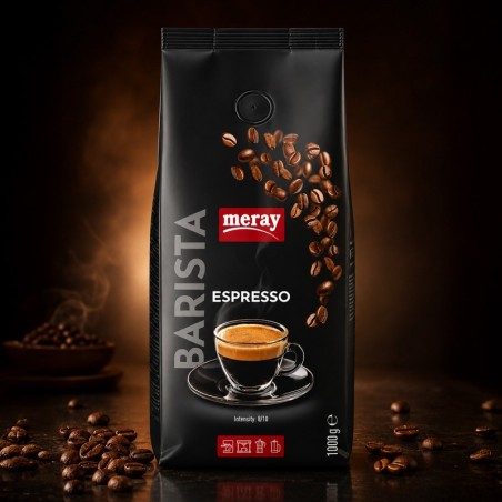 Meray barista - café en grain espresso 1kgX6 sachets